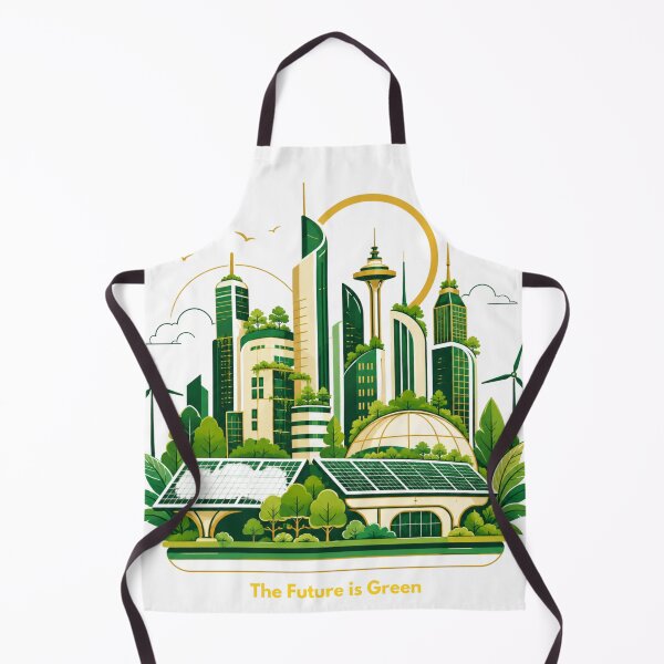 Item preview, The Future is Green Renewable Energy Eco City designed and sold by RajStore41.