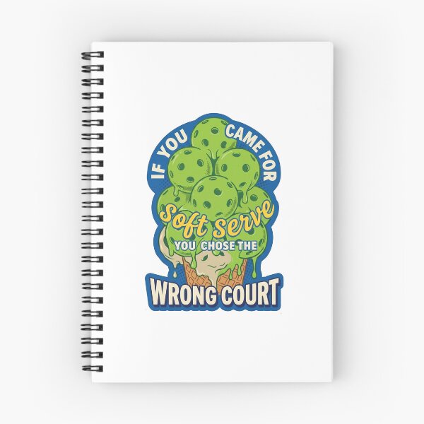 Item preview, If You Came For Soft Serve Wrong Court Funny Pickleball Ice Cream designed and sold by randaper.