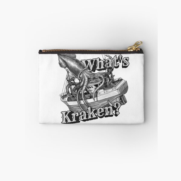 Item preview, What's Kraken? Monochrome Colossal Squid Design  designed and sold by Kelsey Worth.