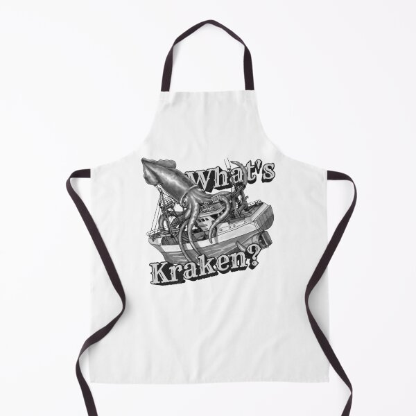 Item preview, What's Kraken? Monochrome Colossal Squid Design designed and sold by Kelsey Worth.