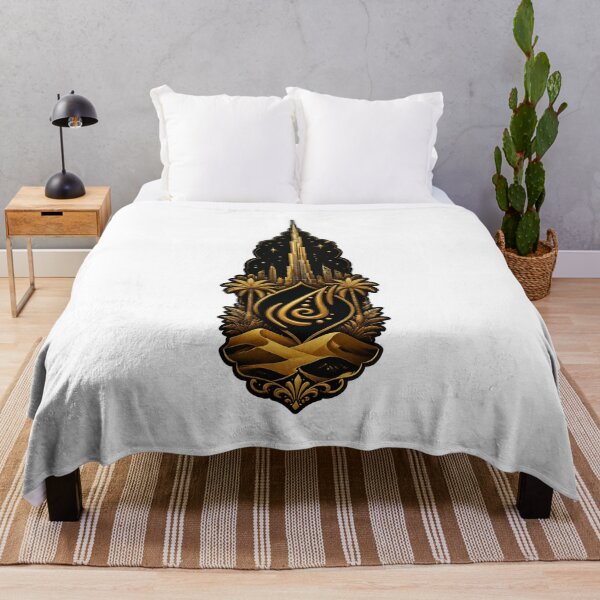 Item preview, Golden Dubai Luxury Skyline Stickers designed and sold by Collins Design.