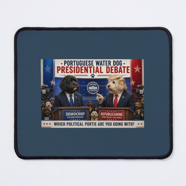 Item preview, Portuguese Water Dog: The Political Portie designed and sold by PWD-Art-And-Graphics.
