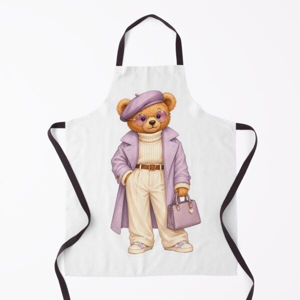 Item preview, Elegant Lilac Fashion Teddy Bear in Trench Coat designed and sold by Snurly.
