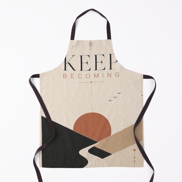 Item preview, Keep Becoming Minimal Sunrise Poster designed and sold by CodePaws Creations.