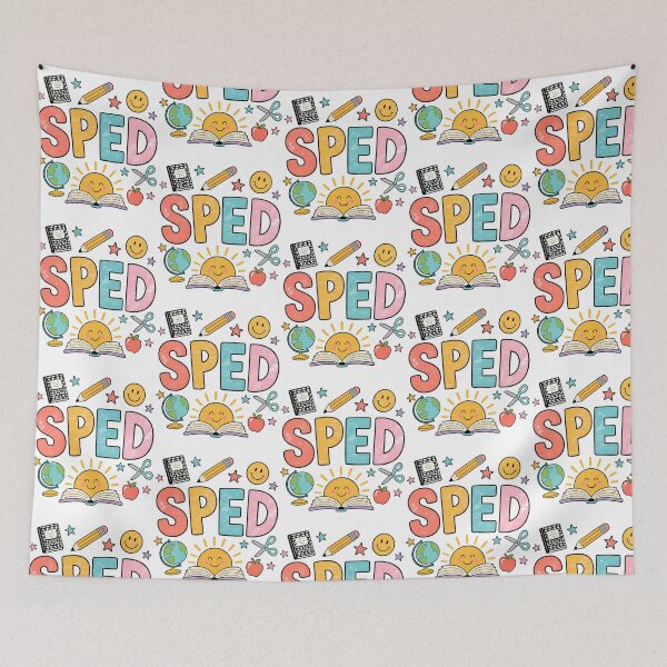 Item preview, Colorful Sped Pride For Back To School Teachers designed and sold by dewey-temika.