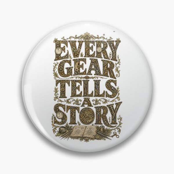 Item preview, Every Gear Tells a Story – Vintage Horology Mechanical Watch Art designed and sold by Golden Era Studio.