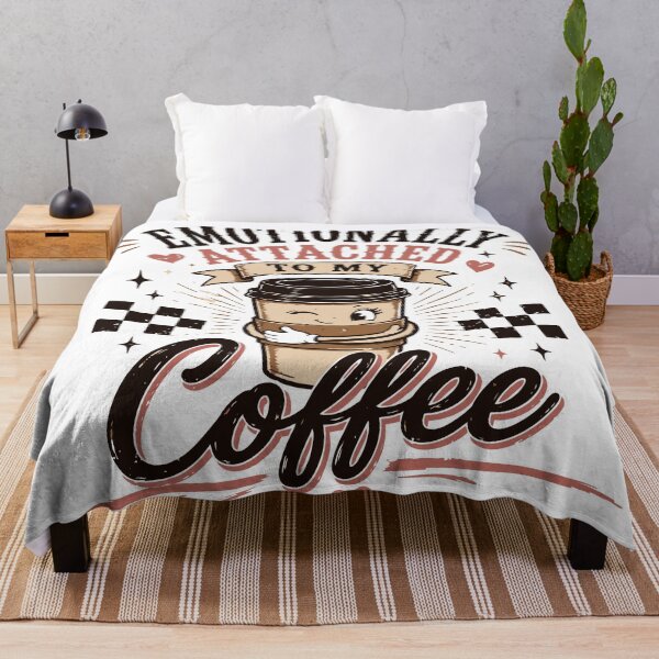 Artikelvorschau, Emotionally Attached to My Coffee T-Shirt | Funny Coffee Lover Gift entworfen und verkauft von Sunday.Supply.