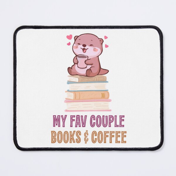 Item preview, Cute Otter Books And Coffee My Favorite Couple Reading Lover designed and sold by BellabdO.