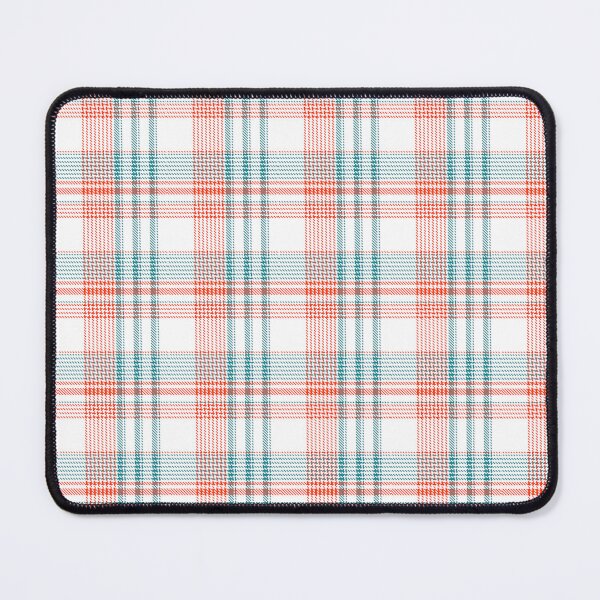 Item preview, Aqua and Orange Plaid Light designed and sold by The Plaid Garden.
