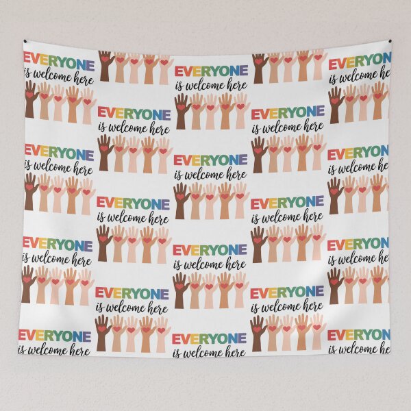 Item preview, Everyone Is Welcome Here Idaho Teacher designed and sold by dewey-temika.
