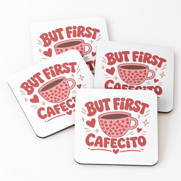 Item preview, But First Cafecito – Cute Coffee Lover Retro Typography T-Shirt designed and sold by Nueve Uno Design.