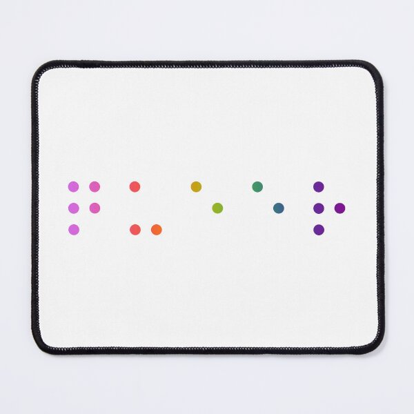 Item preview, queer braille designed and sold by FreakShop UK.