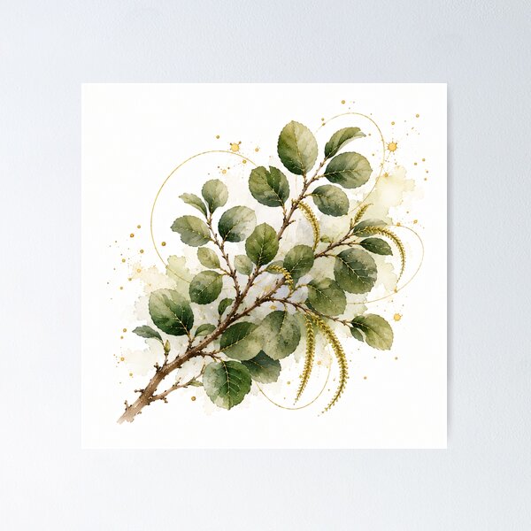 Item preview, Aliso del Río – Argentine Botany | Watercolor Botanical Illustration designed and sold by Esencia Argentina.