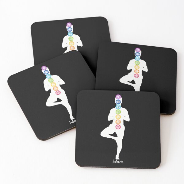 Item preview, Chakra Balance - Male Figure in Tree Yoga Pose designed and sold by TheThankfulTyne.