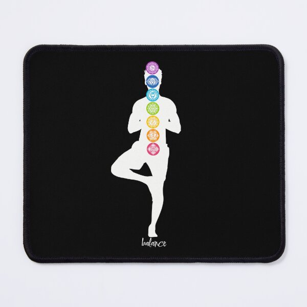 Item preview, Chakra Balance - Male Figure in Tree Yoga Pose designed and sold by TheThankfulTyne.