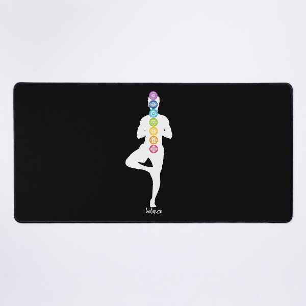Item preview, Chakra Balance - Male Figure in Tree Yoga Pose designed and sold by TheThankfulTyne.