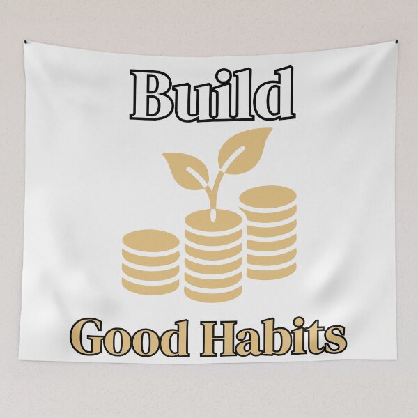 Item preview, Build Good Habits Motivational Growth Design designed and sold by Hayir Design.