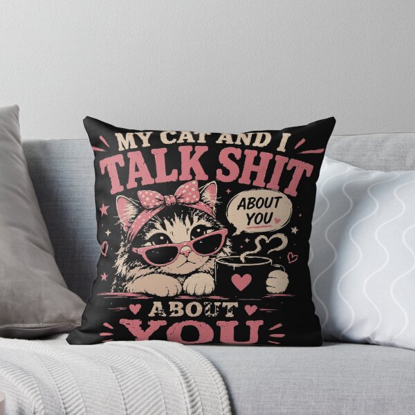 Item preview, My Cat and I Talk Shit About You T-Shirt | Funny Sarcastic Cat Lover Gift designed and sold by Sunday.Supply.
