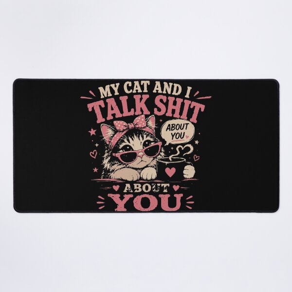 Item preview, My Cat and I Talk Shit About You T-Shirt | Funny Sarcastic Cat Lover Gift designed and sold by Sunday.Supply.