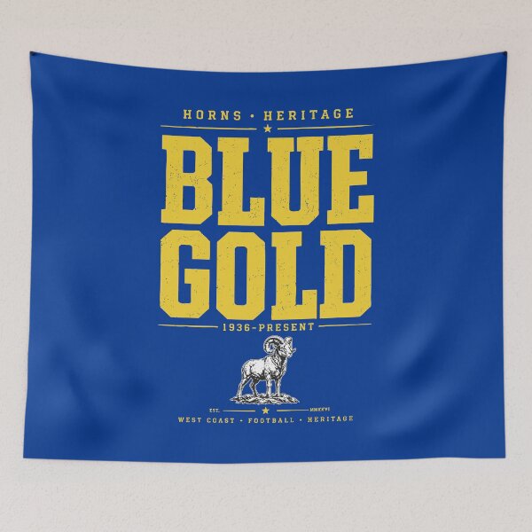 Item preview, Blue Gold 1936 — Vintage West Coast Football Heritage designed and sold by elcarnero.