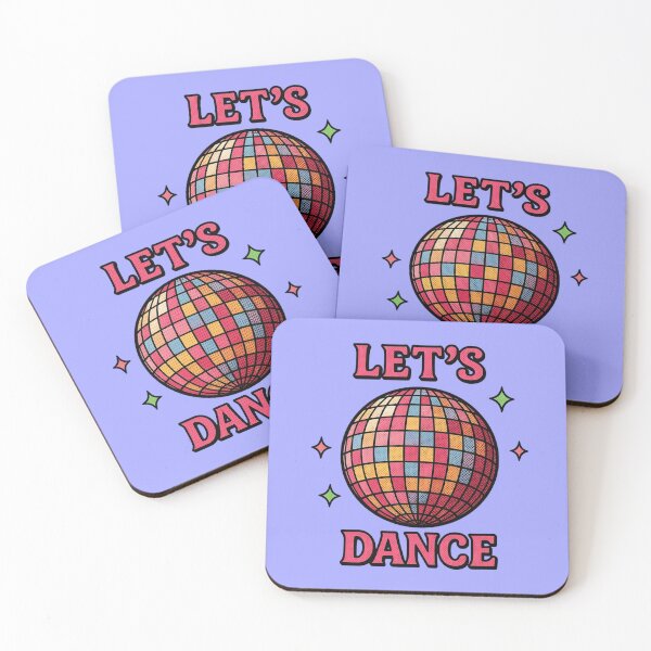 Item preview, Retro Disco Ball Let's Dance 70s Party Vintage designed and sold by creativerooney.
