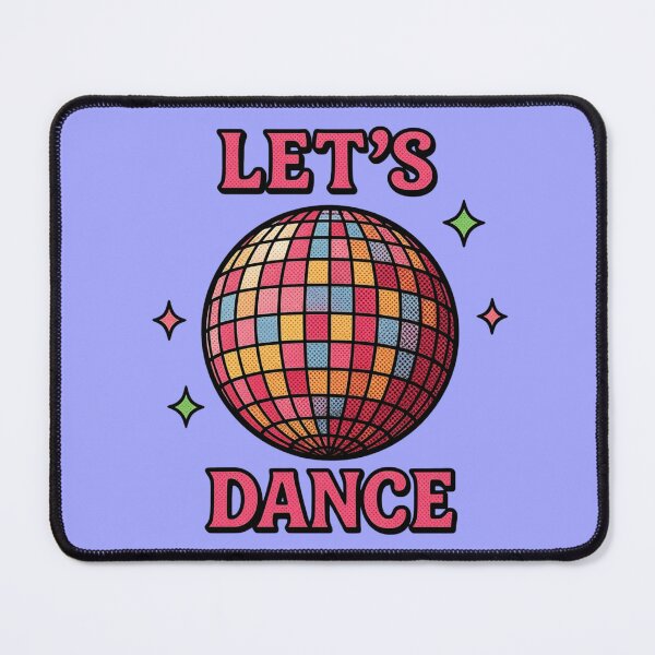 Item preview, Retro Disco Ball Let's Dance 70s Party Vintage designed and sold by creativerooney.