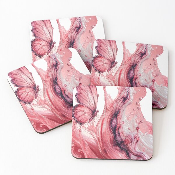 Item preview, Pink Butterfly Splash Swirl designed and sold by CyndiEpps.