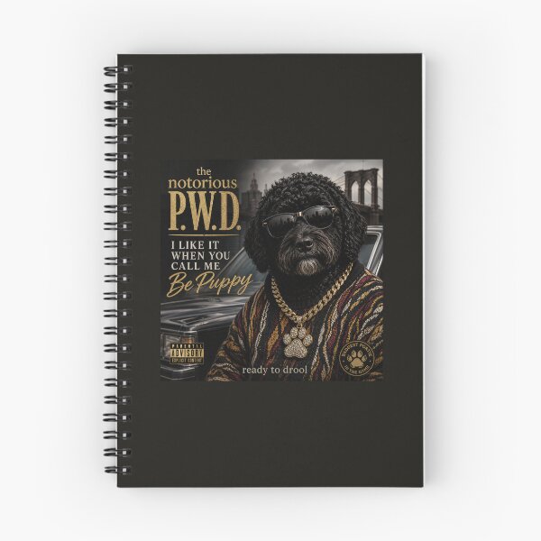 Item preview, Portuguese Water Dog: Notorious PWD designed and sold by PWD-Art-And-Graphics.
