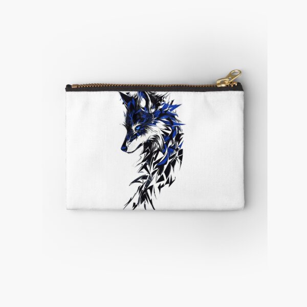 Item preview, Shattered Wolf – Blue & Black Geometric Wolf Head Art designed and sold by AaAa88.