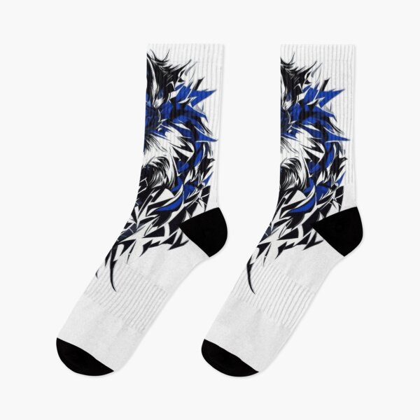 Item preview, Shattered Wolf – Blue & Black Geometric Wolf Head Art designed and sold by AaAa88.