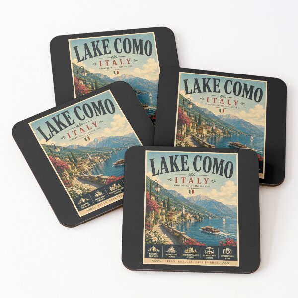 Item preview, Vintage Lake Como - Italy Poster designed and sold by GoodOldVintage.