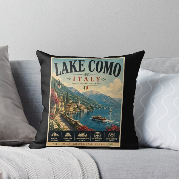 Item preview, Vintage Lake Como - Italy Poster designed and sold by GoodOldVintage.