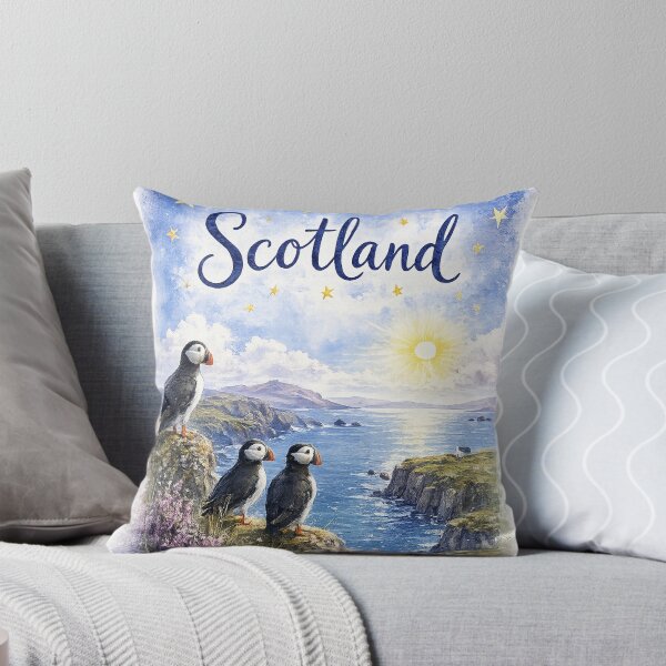 Item preview, Scotland Puffins  designed and sold by TravelMarvel.