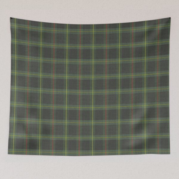 Item preview, Classic green School tartan plaid with faux twill texture designed and sold by Anne Londez Studio.