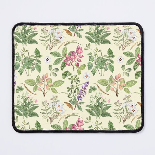 Item preview, Watercolor Botanical Pattern on Yellow designed and sold by Flowersforbear.