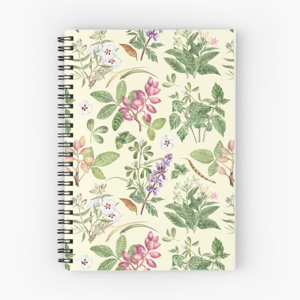 Item preview, Watercolor Botanical Pattern on Yellow designed and sold by Flowersforbear.