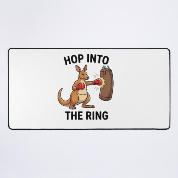 Item preview, Hop Into The Ring – Funny Boxing Kangaroo designed and sold by Tipsy24.