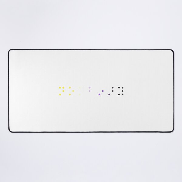 Item preview, nonbinary contracted braille designed and sold by FreakShop UK.