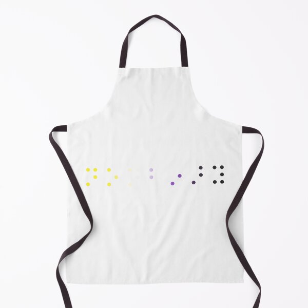 Item preview, nonbinary contracted braille designed and sold by FreakShop UK.