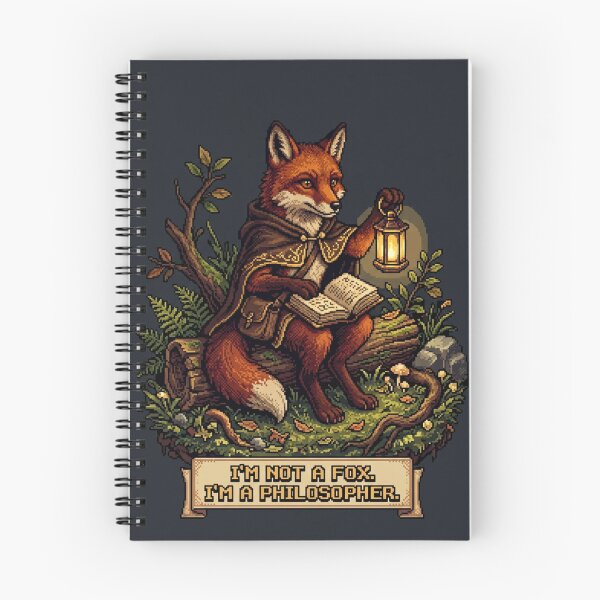 Item preview, Philosopher Fox – Wise Forest Pixel Art designed and sold by Arobinoz.