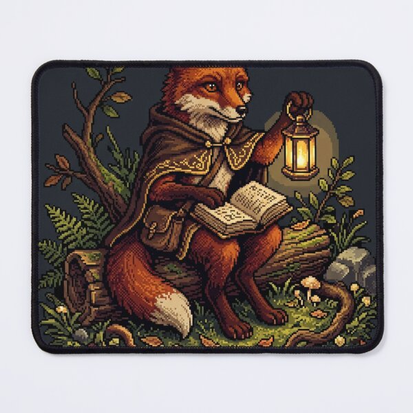 Item preview, Philosopher Fox – Wise Forest Pixel Art designed and sold by Arobinoz.