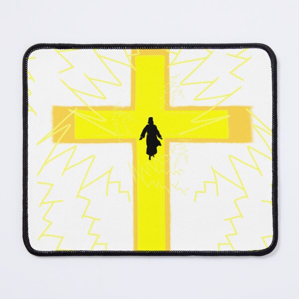 Item preview, Lightning crosss Silhouette Jesus | Spiritual Sunset Art designed and sold by kerissfantasyart .