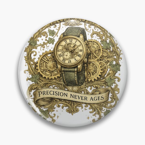 Item preview, Precision Never Ages – Vintage Mechanical Watch Art Nouveau designed and sold by Golden Era Studio.