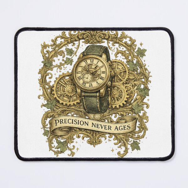 Item preview, Precision Never Ages – Vintage Mechanical Watch Art Nouveau designed and sold by Golden Era Studio.