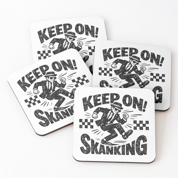 Item preview, Keep On Skanking designed and sold by RudeBeatCo.