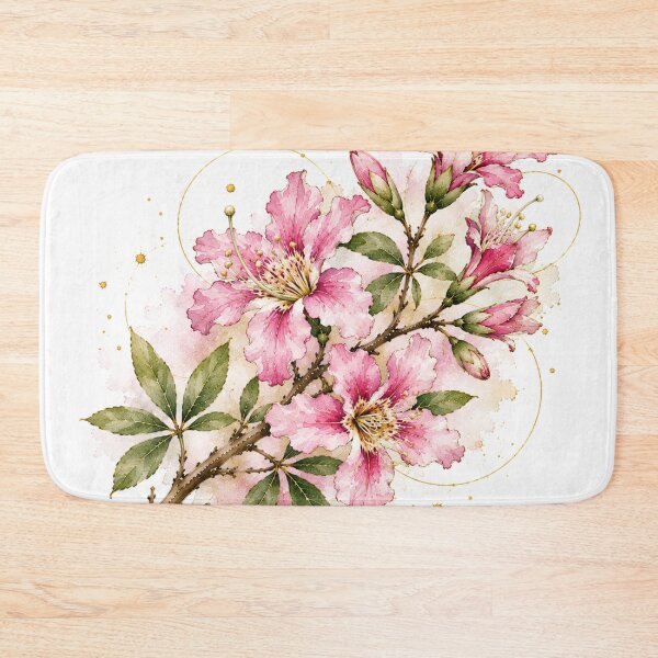 Item preview, Flor del Palo Borracho II – Argentine Botanical Illustration in Watercolor designed and sold by Esencia Argentina.