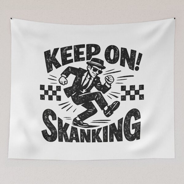 Item preview, Keep On Skanking designed and sold by RudeBeatCo.