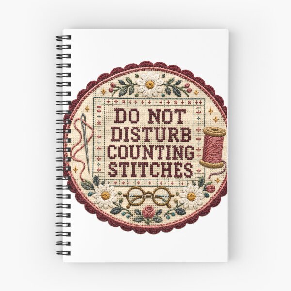 Item preview, Do Not Disturb Counting Stitches – Needlepoint Humor designed and sold by Tobull.