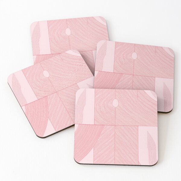 Item preview, Mid-Century Linen Pink  designed and sold by ArtC-Designs by Kathy Higgins.