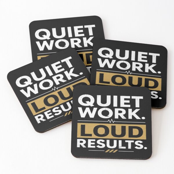 Item preview, Quiet Work Loud Results Minimal Typography T-Shirt | Productivity Motivation Quote | Modern Minimalist Design designed and sold by v6ziix.